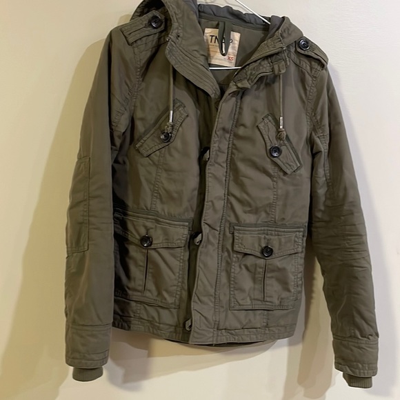 [XS]Aritzia TNA Olive  Green Platoon Jacket - Picture 2 of 9